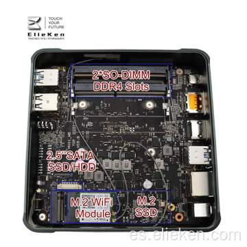10 ° Intel Core i7 10510U Fan Mini PC